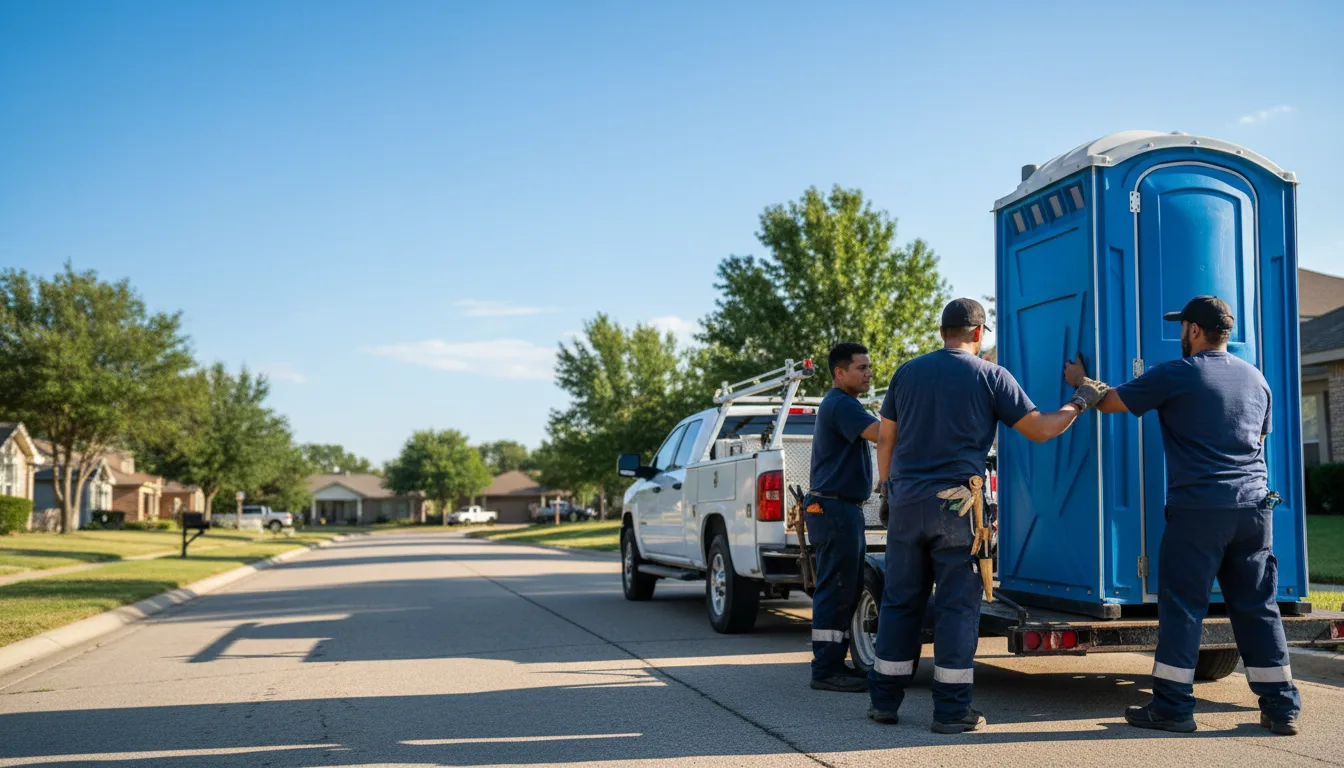 Portable Toilet Rental in Red Oak, OK near me